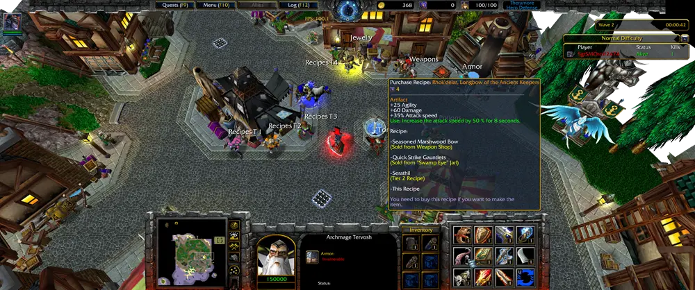 塞拉摩英雄防御(Theramore Hero Defense)_1.32 魔兽汉化地图下载 (2).webp